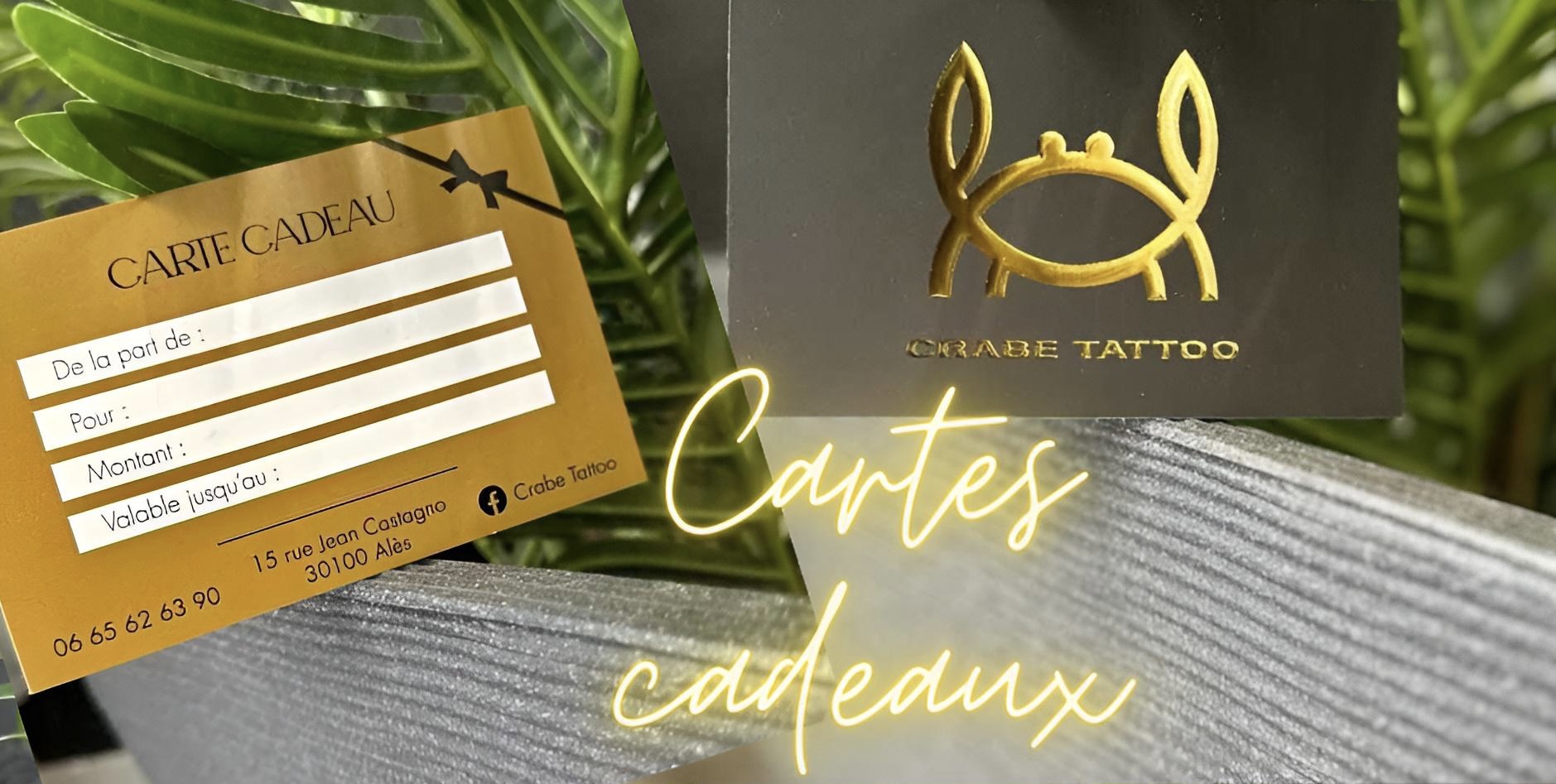 Carte cadeau pour tatouage à Alès